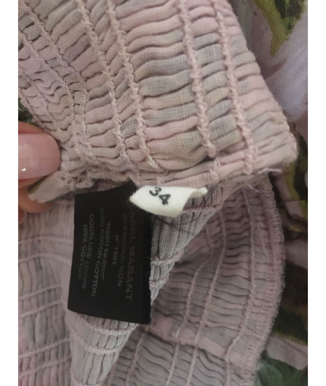 ISABEL MARANT ETOILE Мульти хлопковая юбка мини, фото 4