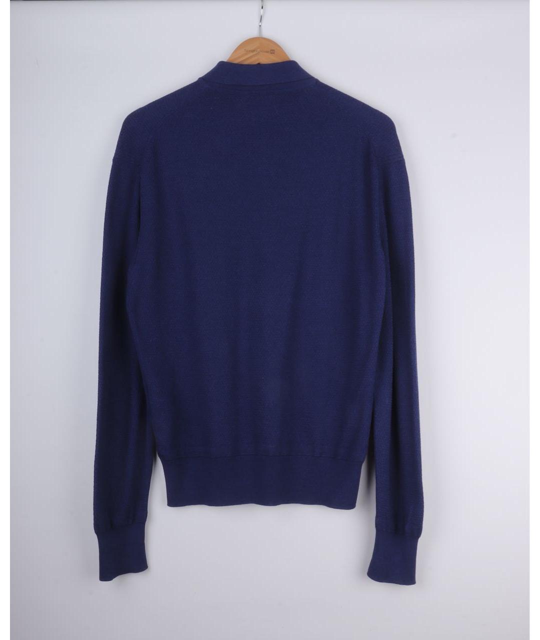 TOM FORD Темно-синий хлопковый джемпер / свитер, фото 2