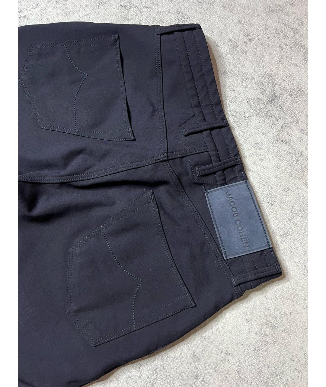 JACOB COHEN Темно-синие полиэстеровые повседневные брюки, фото 7