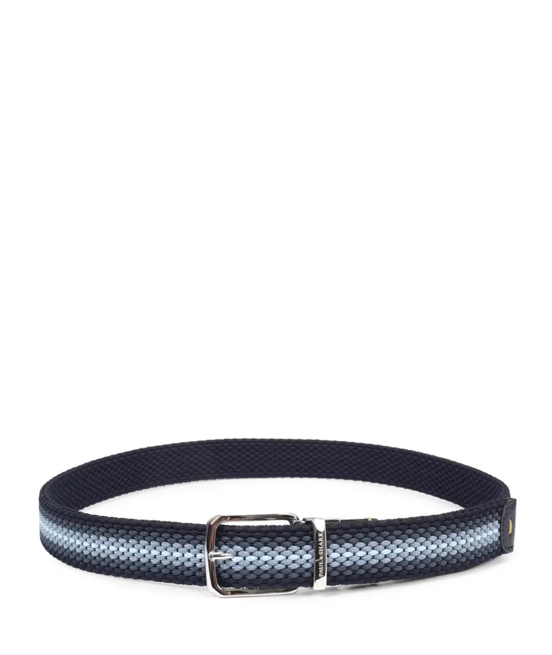 PAUL & SHARK Синий пелетеный ремень, фото 2