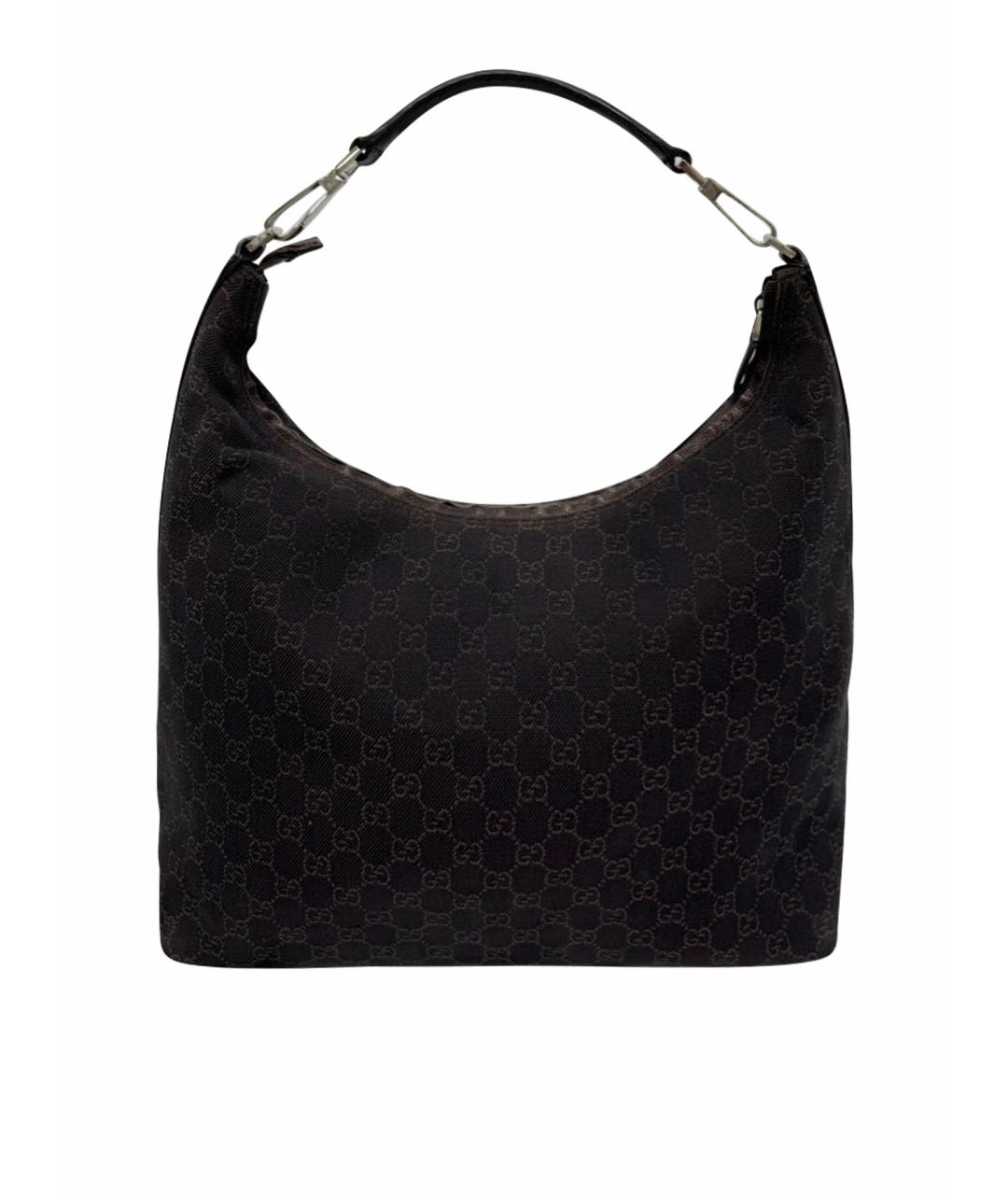 GUCCI Коричневая кожаная сумка тоут, фото 1