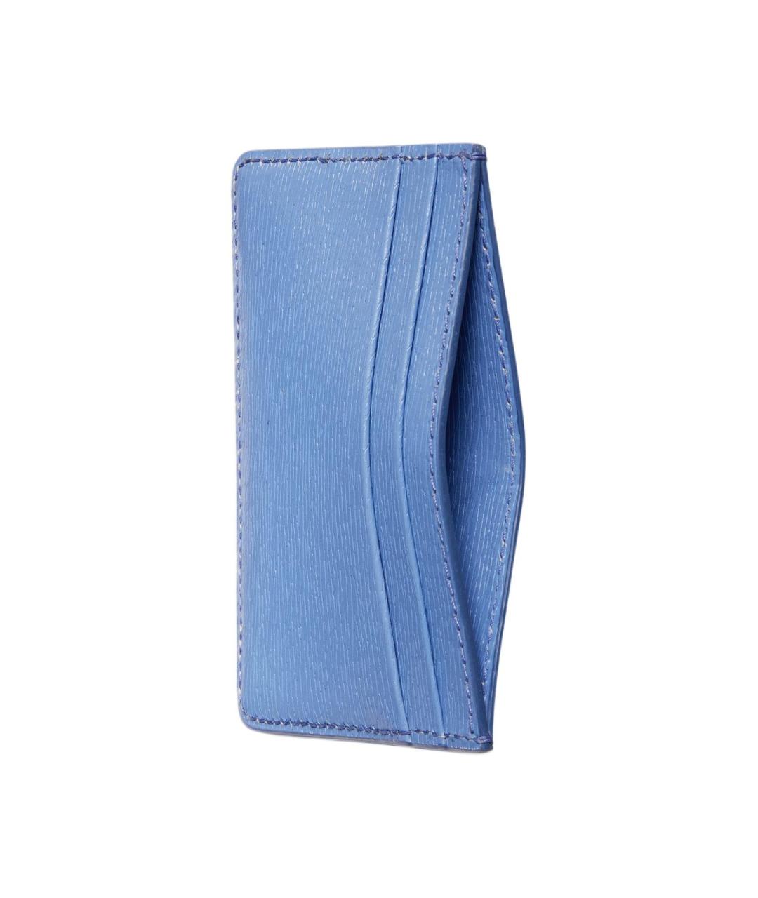 GUCCI Синий кожаный кардхолдер, фото 3