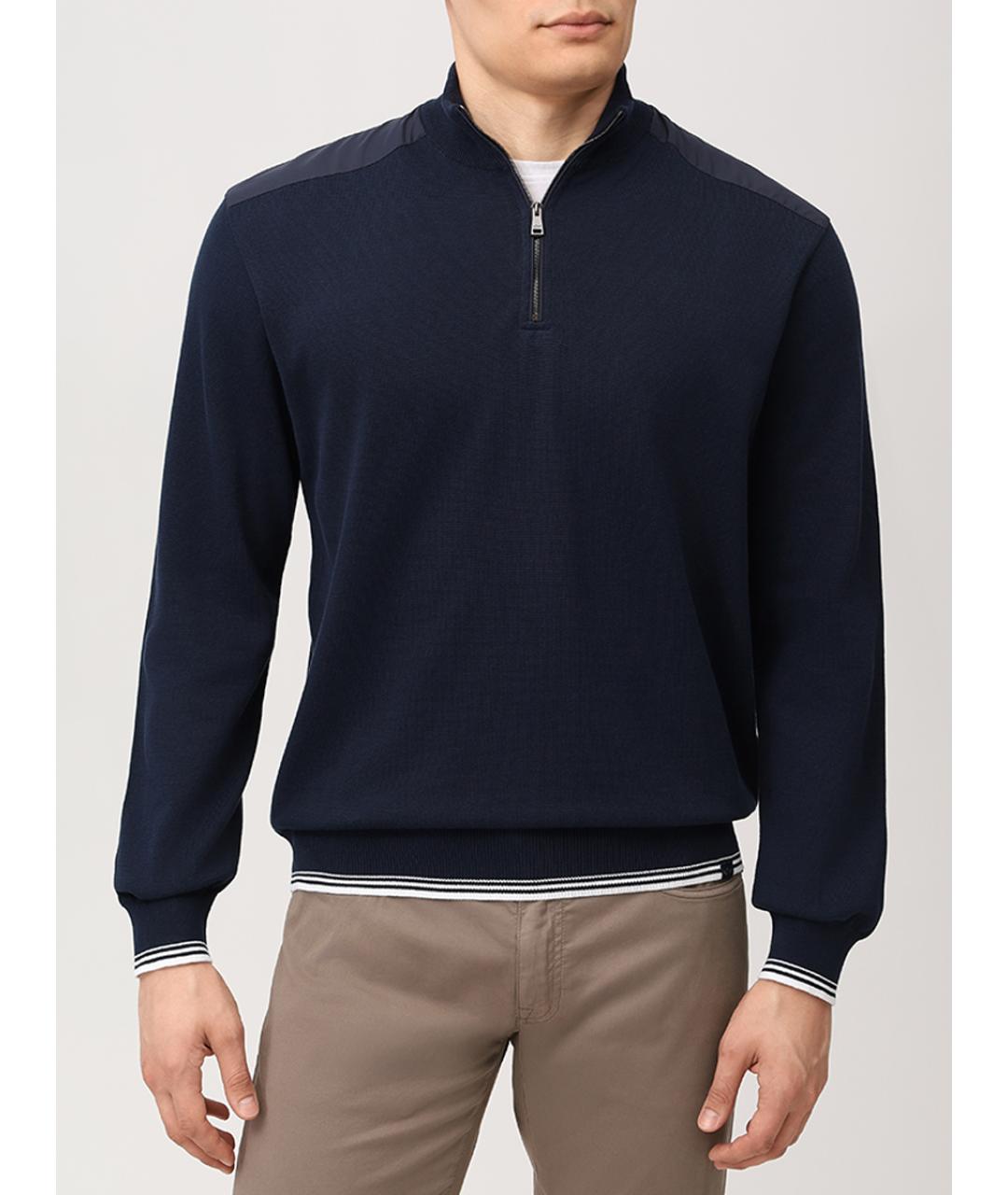 PAUL & SHARK Синий хлопковый джемпер / свитер, фото 4