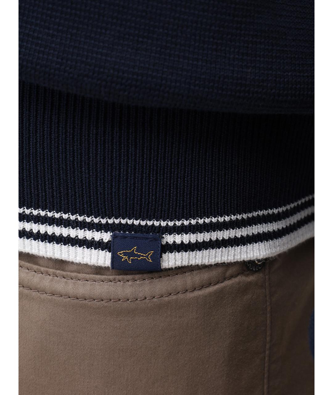 PAUL & SHARK Синий хлопковый джемпер / свитер, фото 6