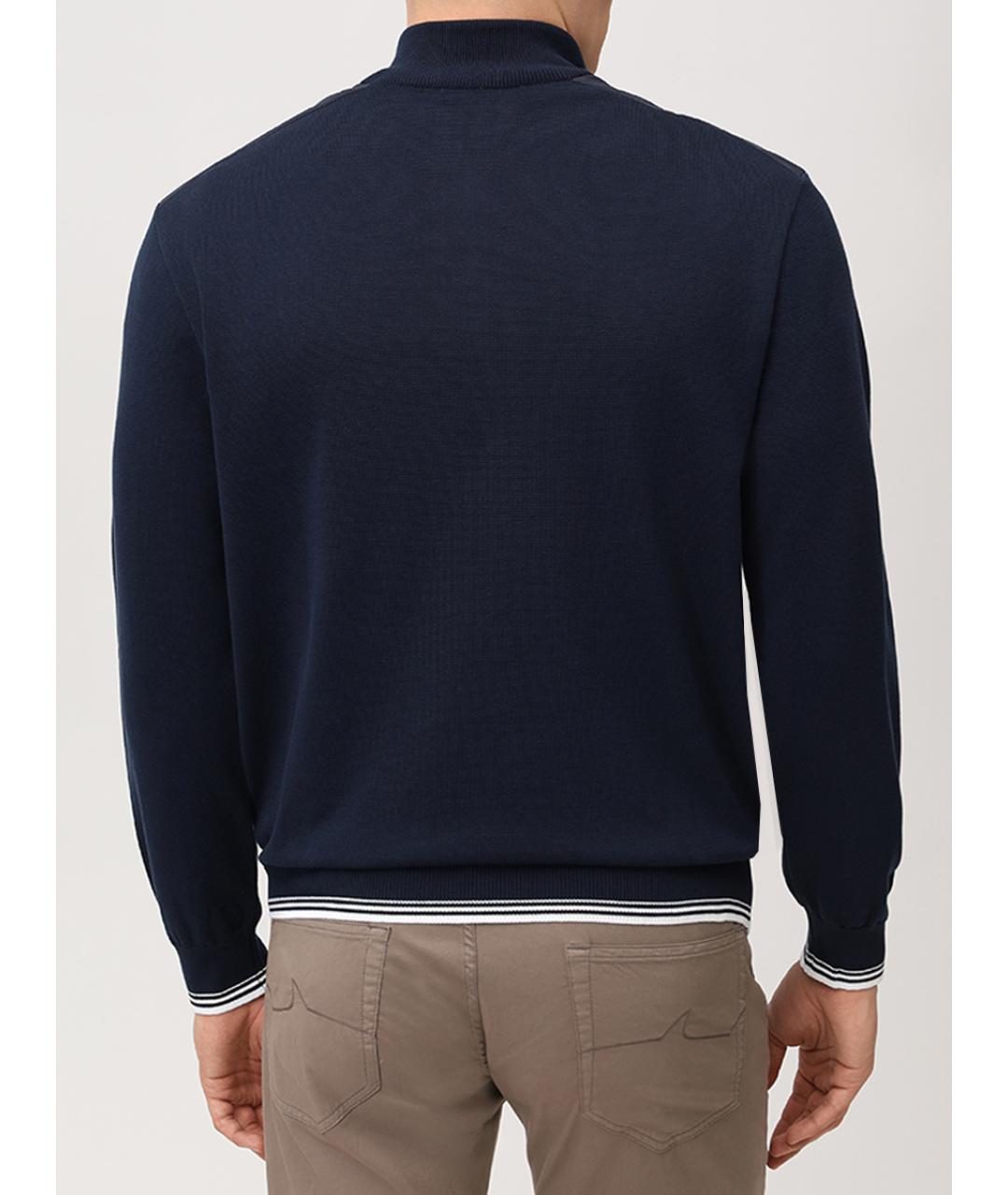 PAUL & SHARK Синий хлопковый джемпер / свитер, фото 3