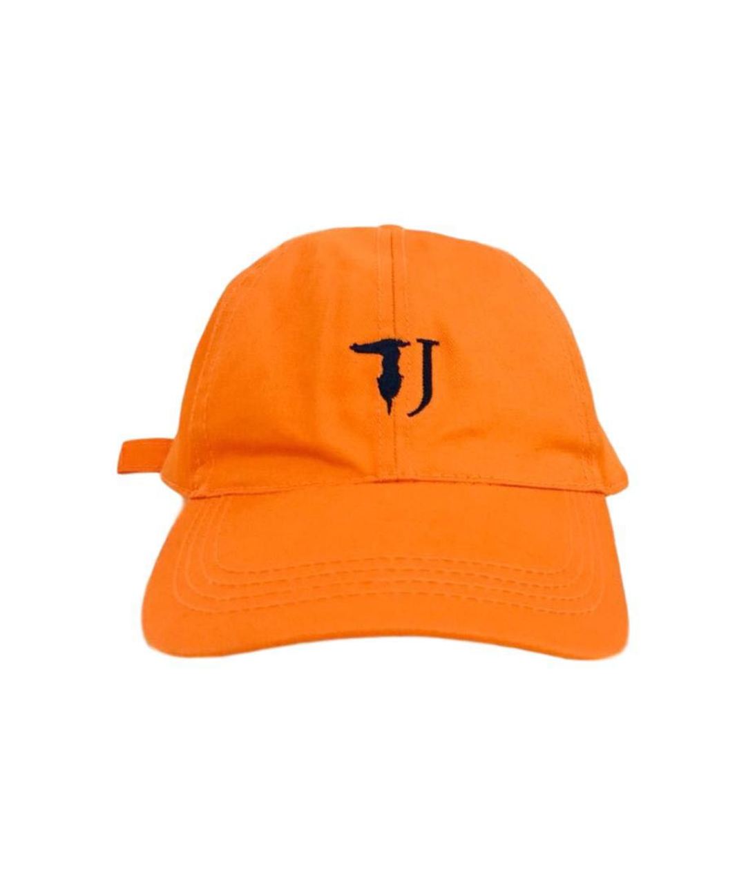 TRUSSARDI JEANS Оранжевая хлопковая кепка, фото 1
