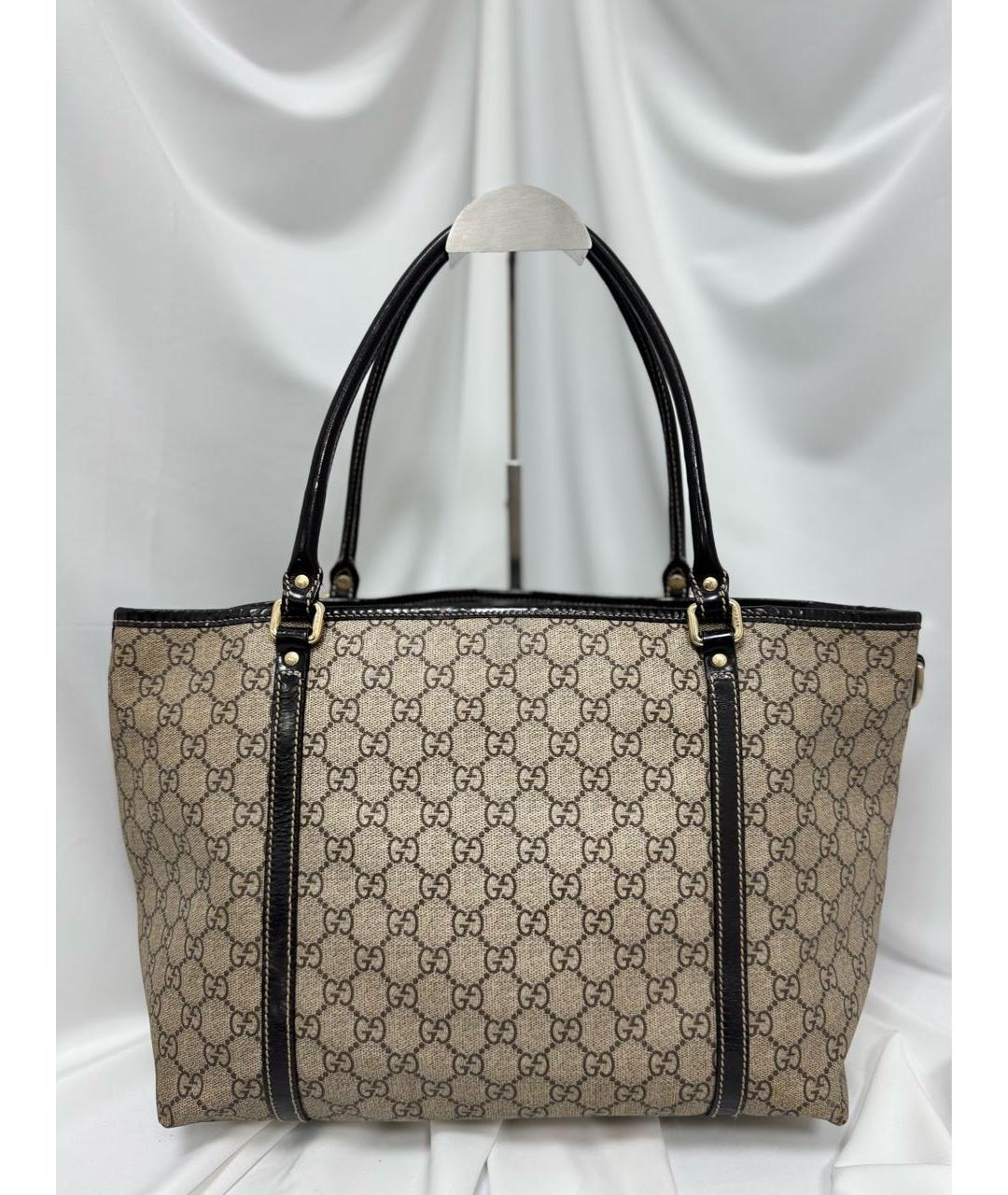 GUCCI Бежевая сумка тоут, фото 4