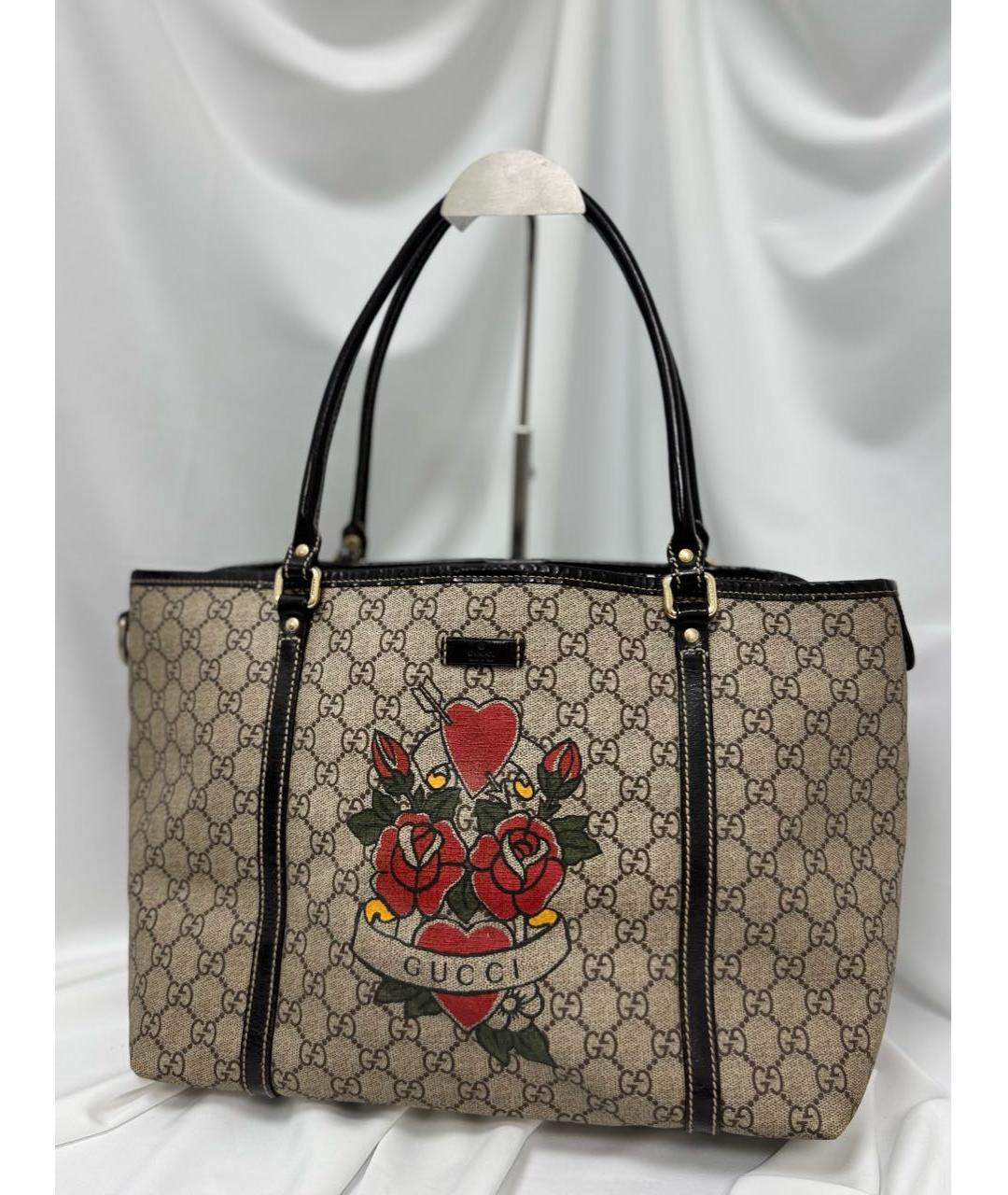 GUCCI Бежевая сумка тоут, фото 2