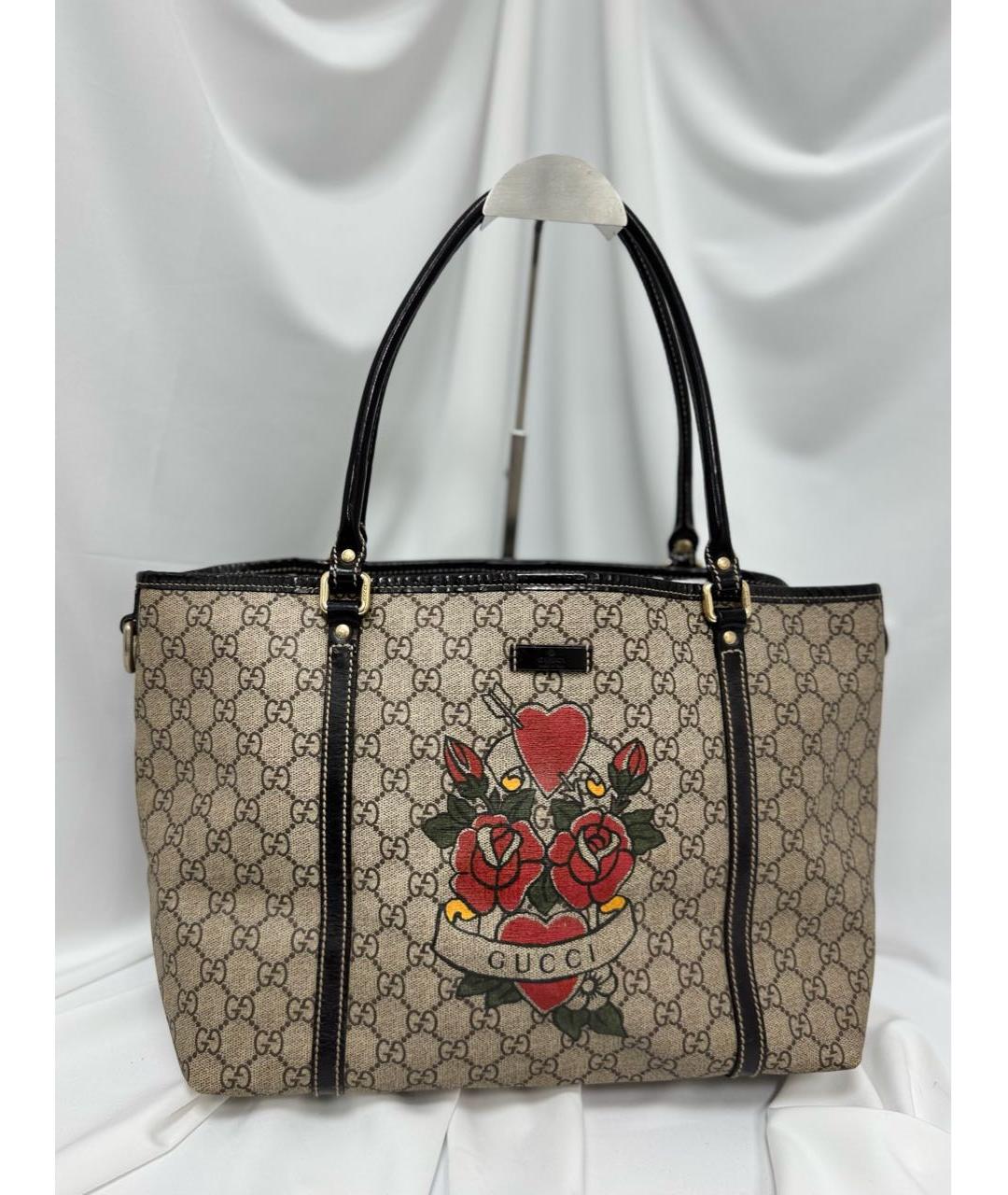 GUCCI Бежевая сумка тоут, фото 3