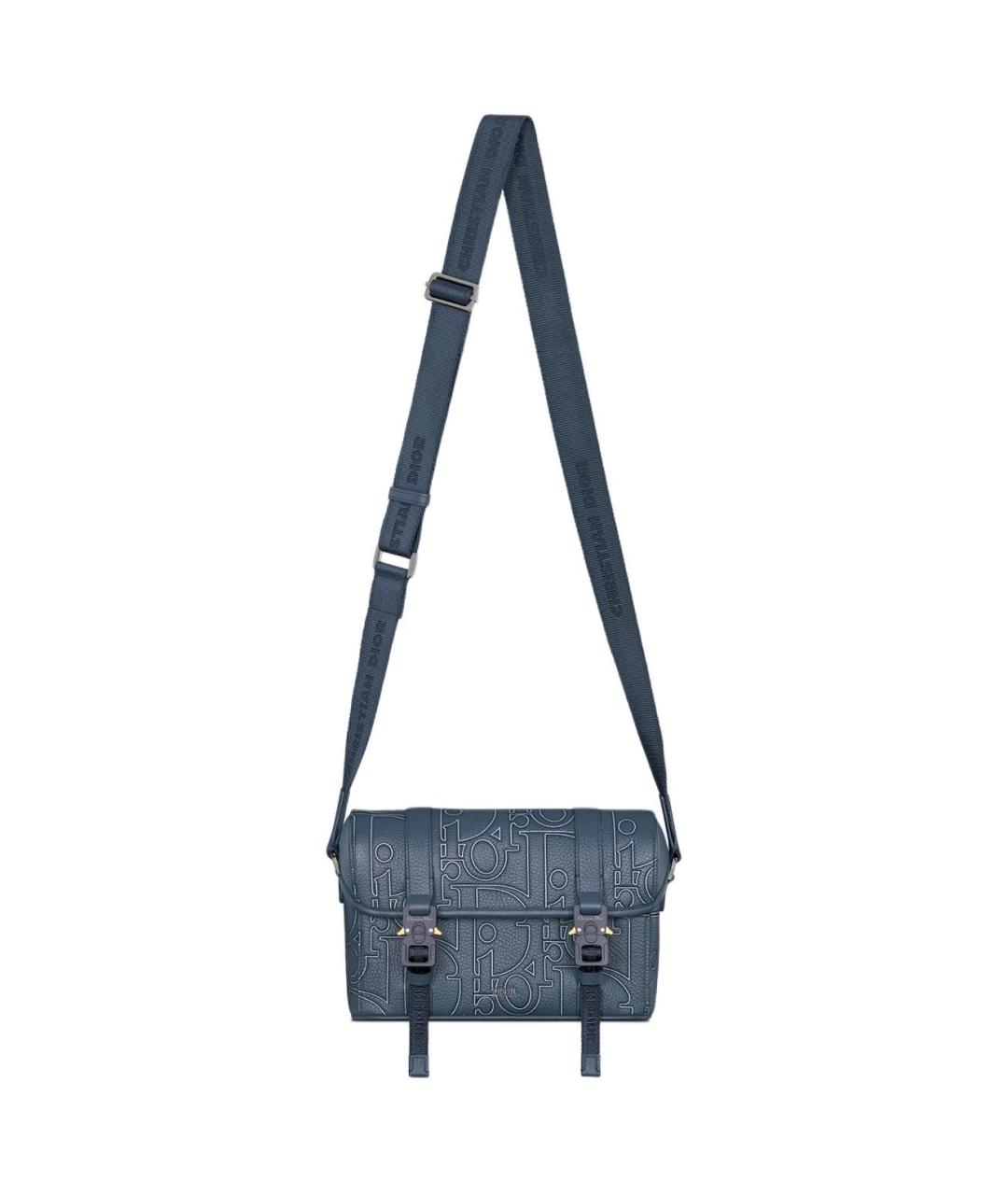 CHRISTIAN DIOR Синяя сумка на плечо, фото 4