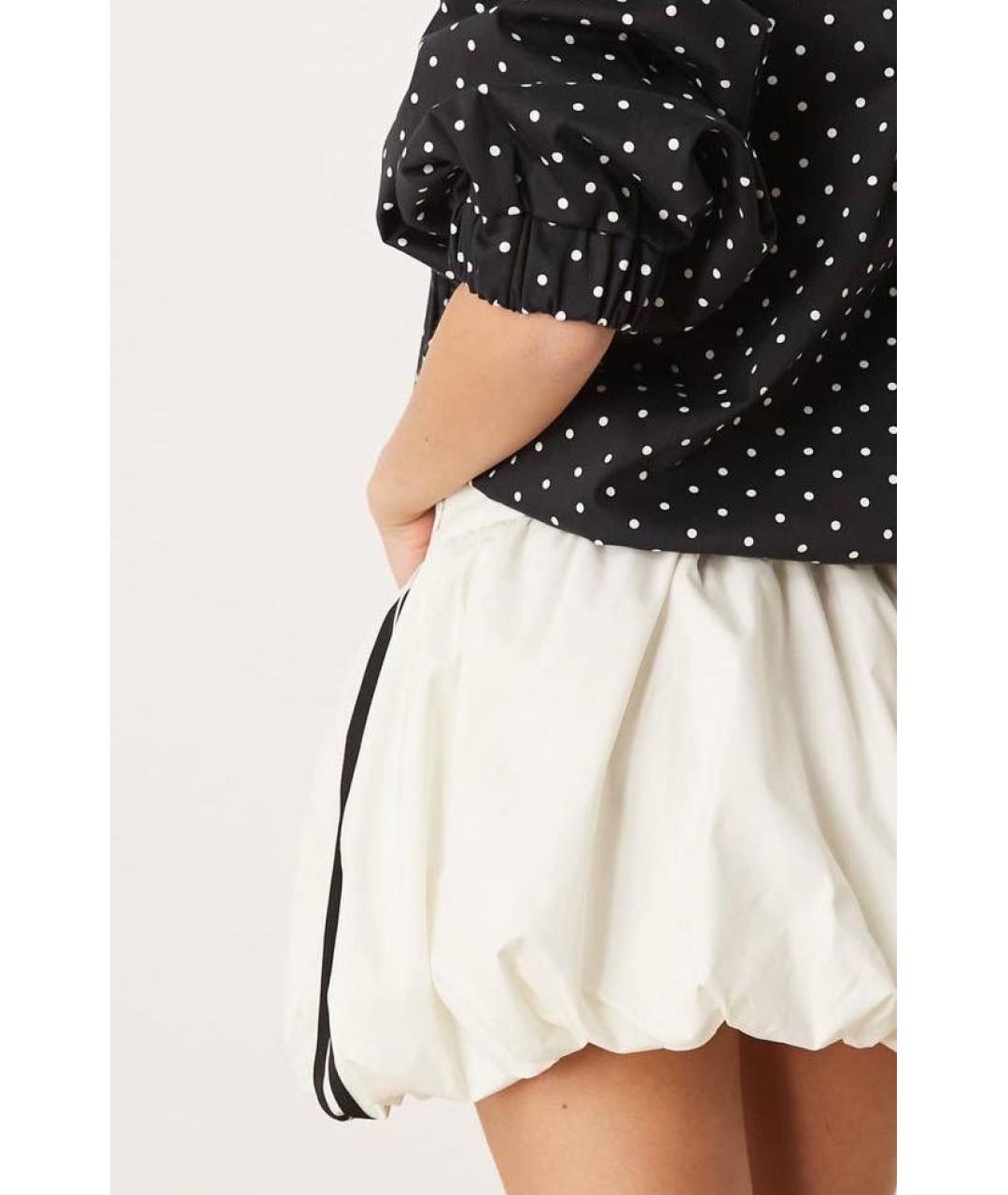 ADIDAS Белая полиэстеровая юбка мини, фото 5