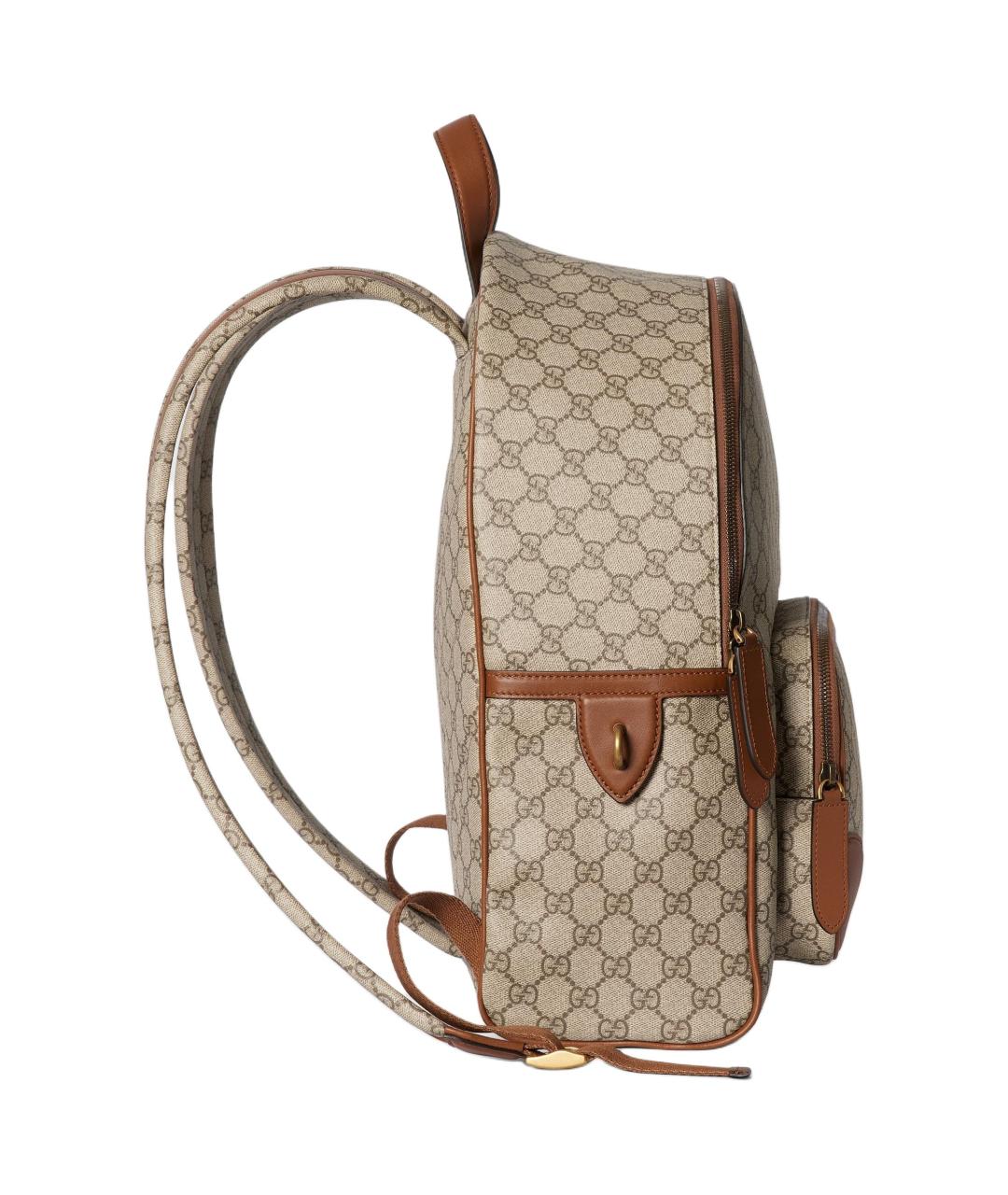 GUCCI Коричневый рюкзак, фото 3