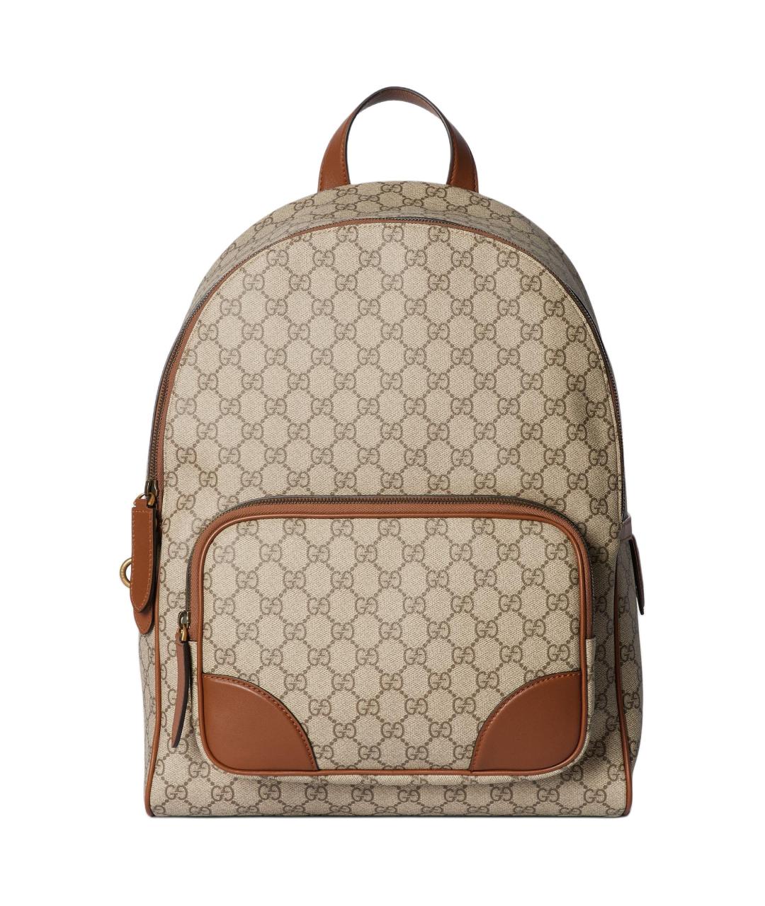 GUCCI Коричневый рюкзак, фото 1