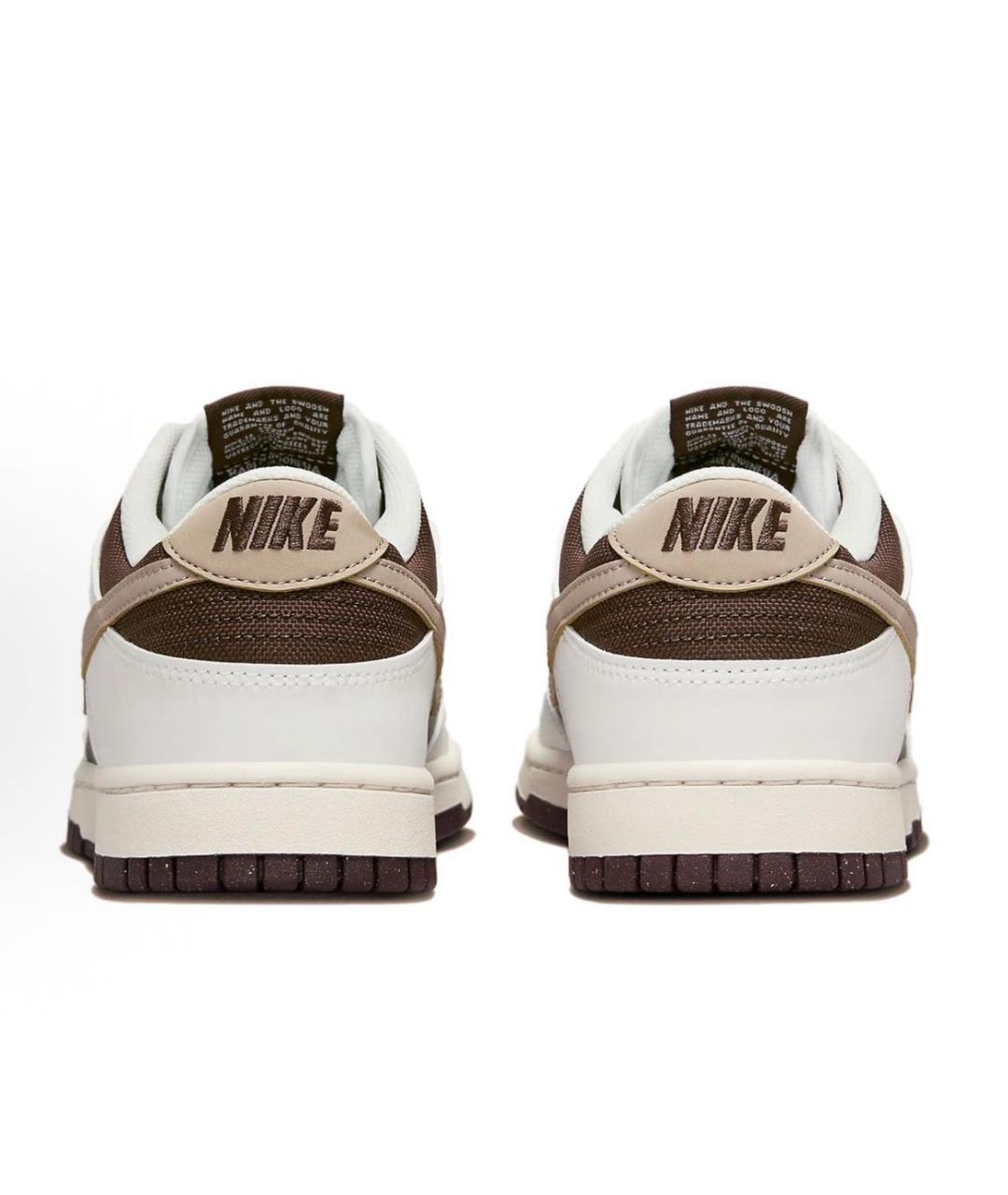 NIKE Коричневые кожаные кроссовки, фото 4