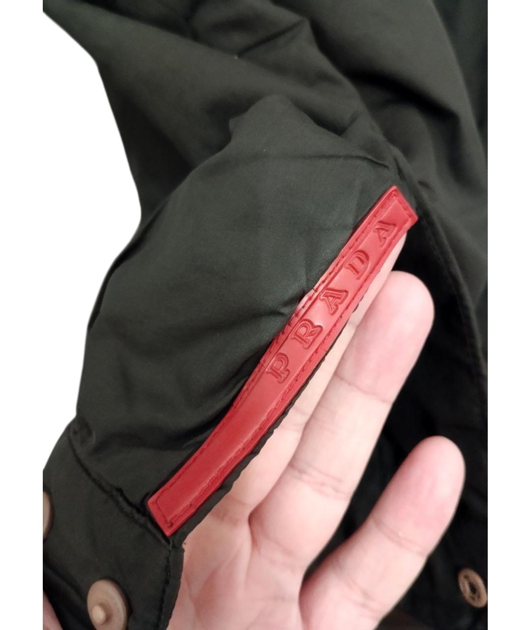 PRADA Хаки куртка, фото 5