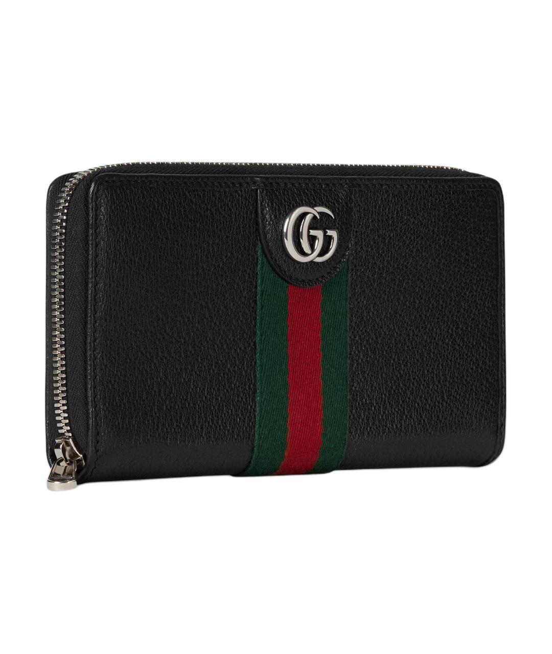 GUCCI Черный кошелек, фото 2
