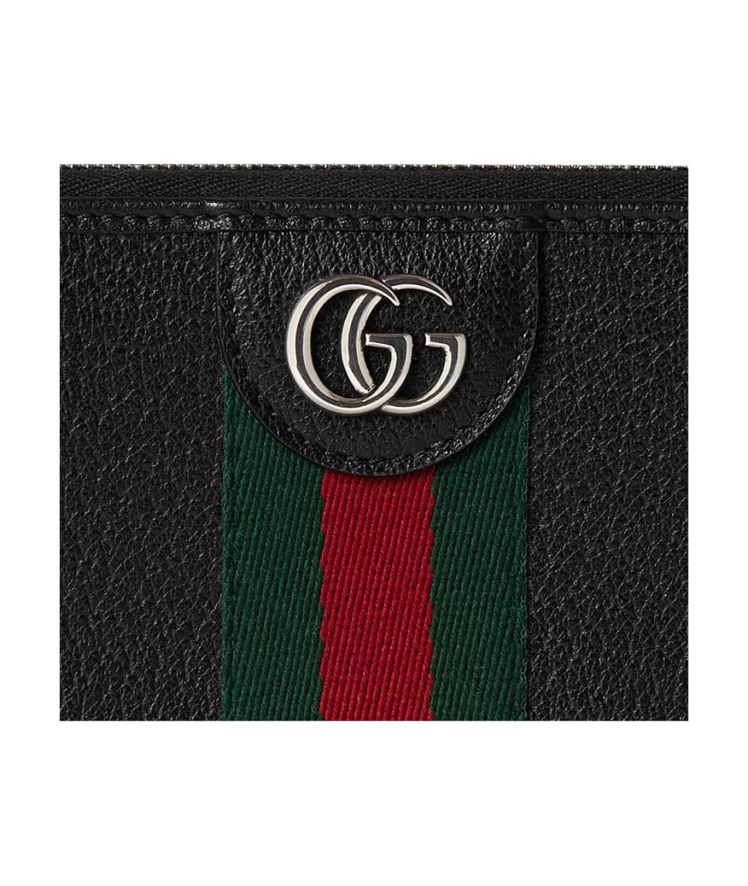 GUCCI Черный кошелек, фото 5