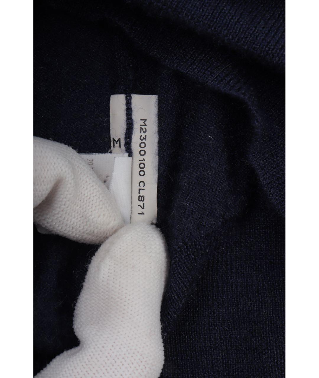BRUNELLO CUCINELLI Темно-синий кашемировый джемпер / свитер, фото 5
