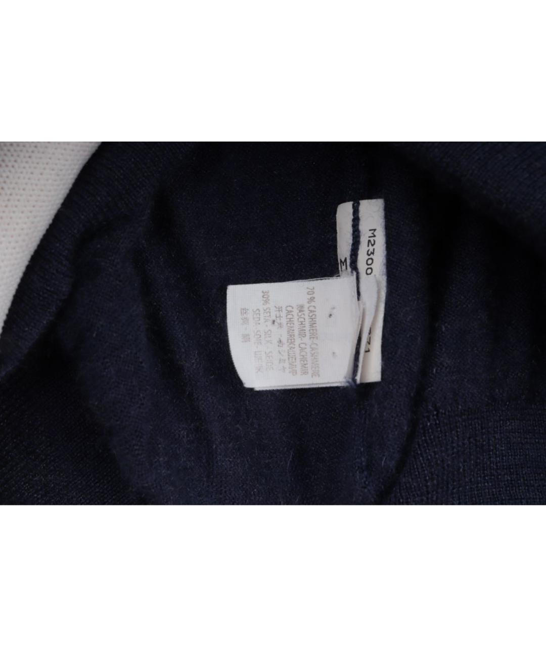 BRUNELLO CUCINELLI Темно-синий кашемировый джемпер / свитер, фото 6