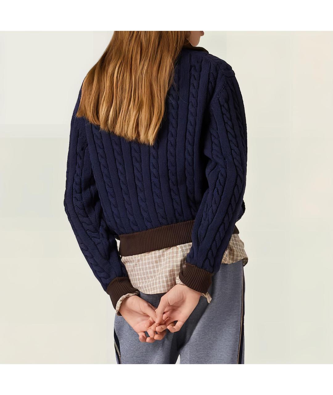 MIU MIU Синий кардиган, фото 2