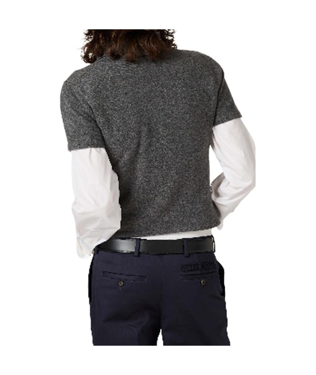 MIU MIU Серая рубашка, фото 2