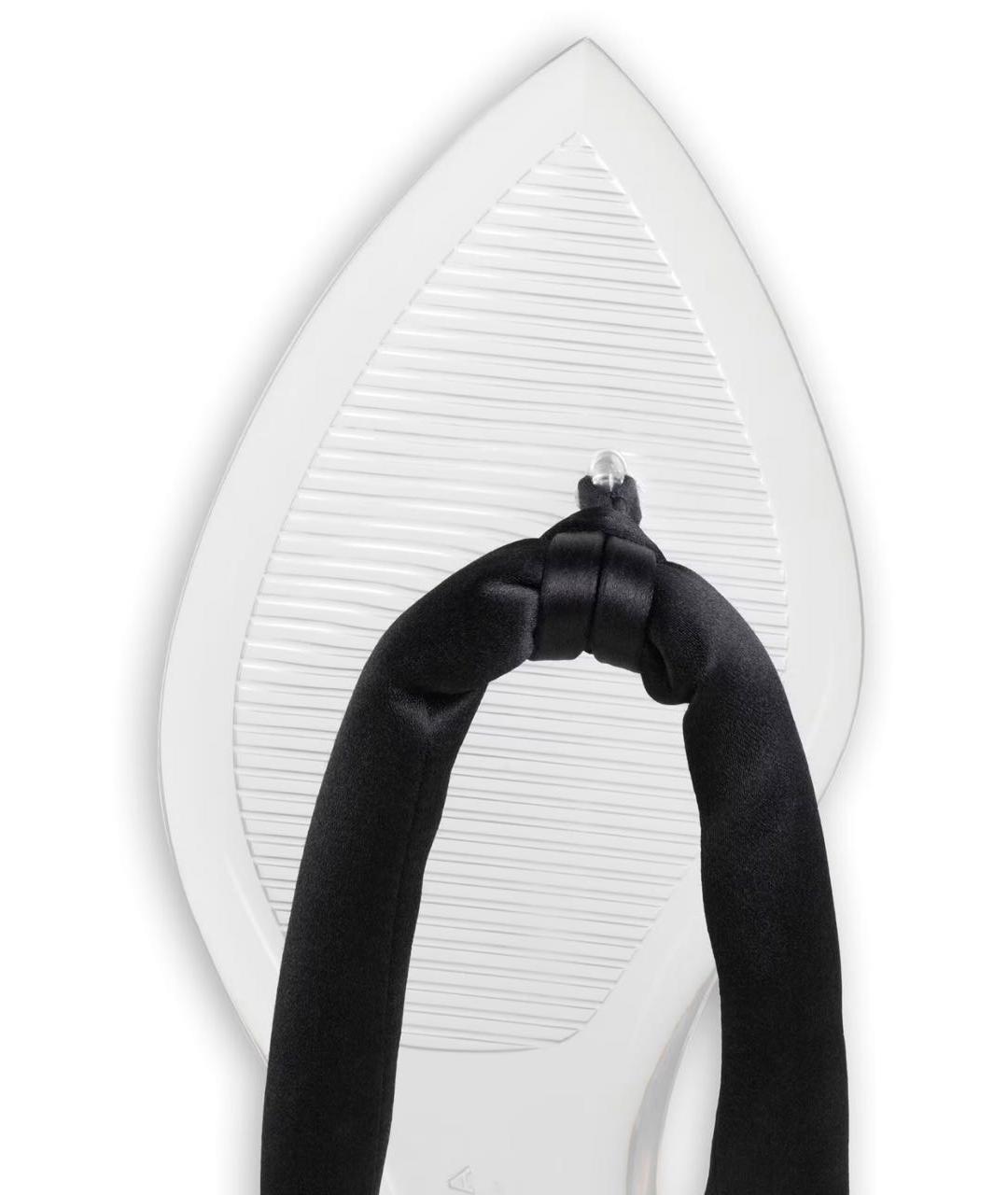 ALAIA Черные текстильные шлепанцы, фото 3