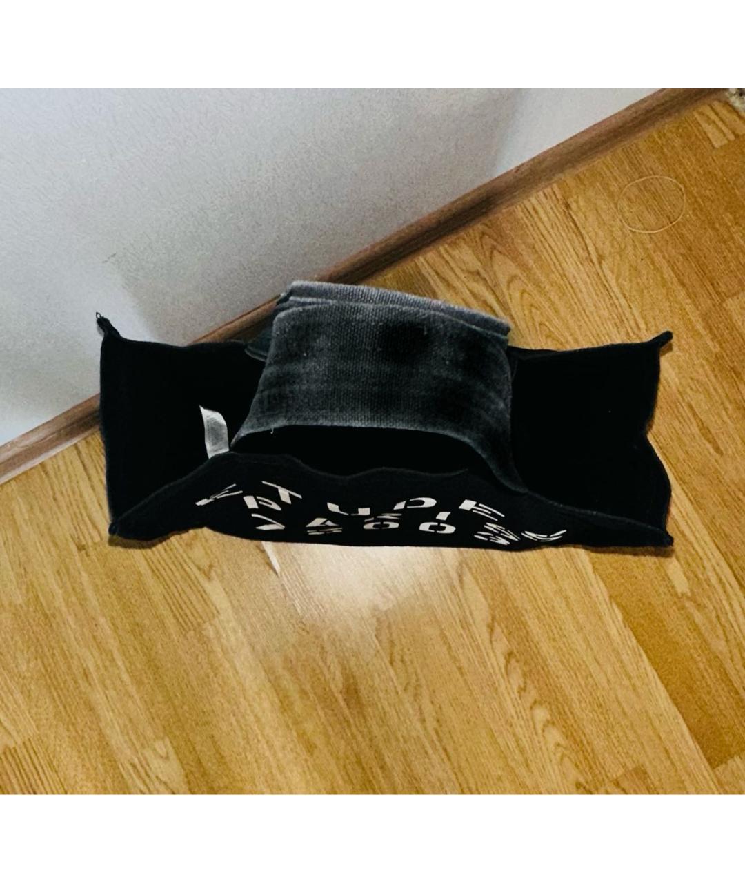 ETUDES Черная деним сумка тоут, фото 3