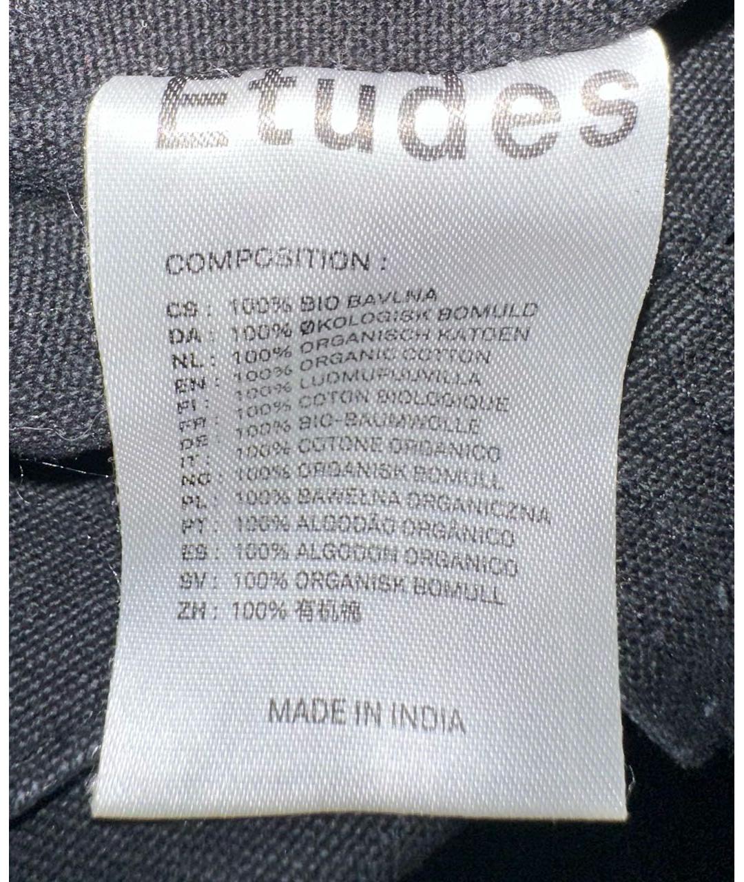 ETUDES Черная деним сумка тоут, фото 5