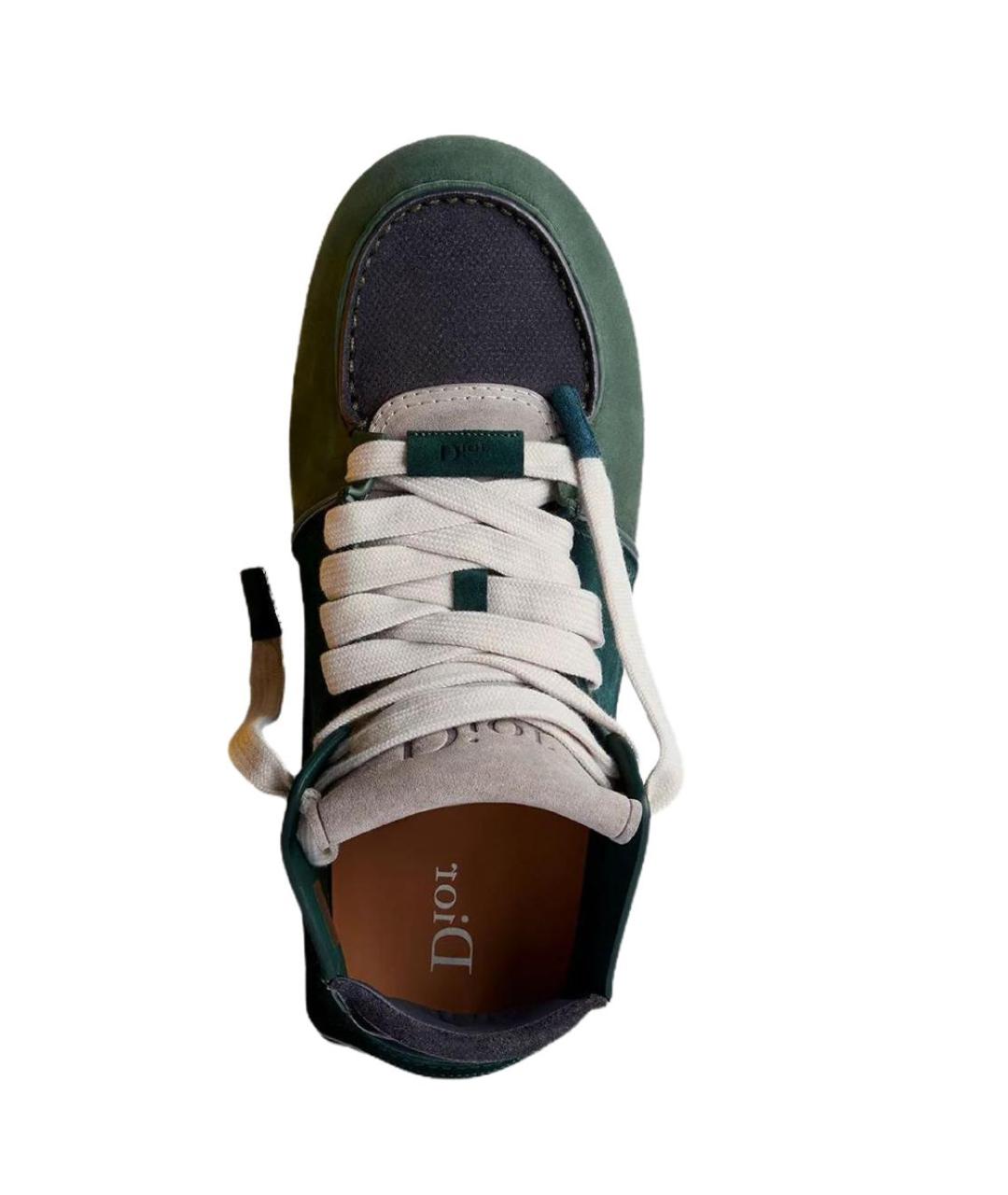 CHRISTIAN DIOR Зеленые высокие ботинки, фото 4