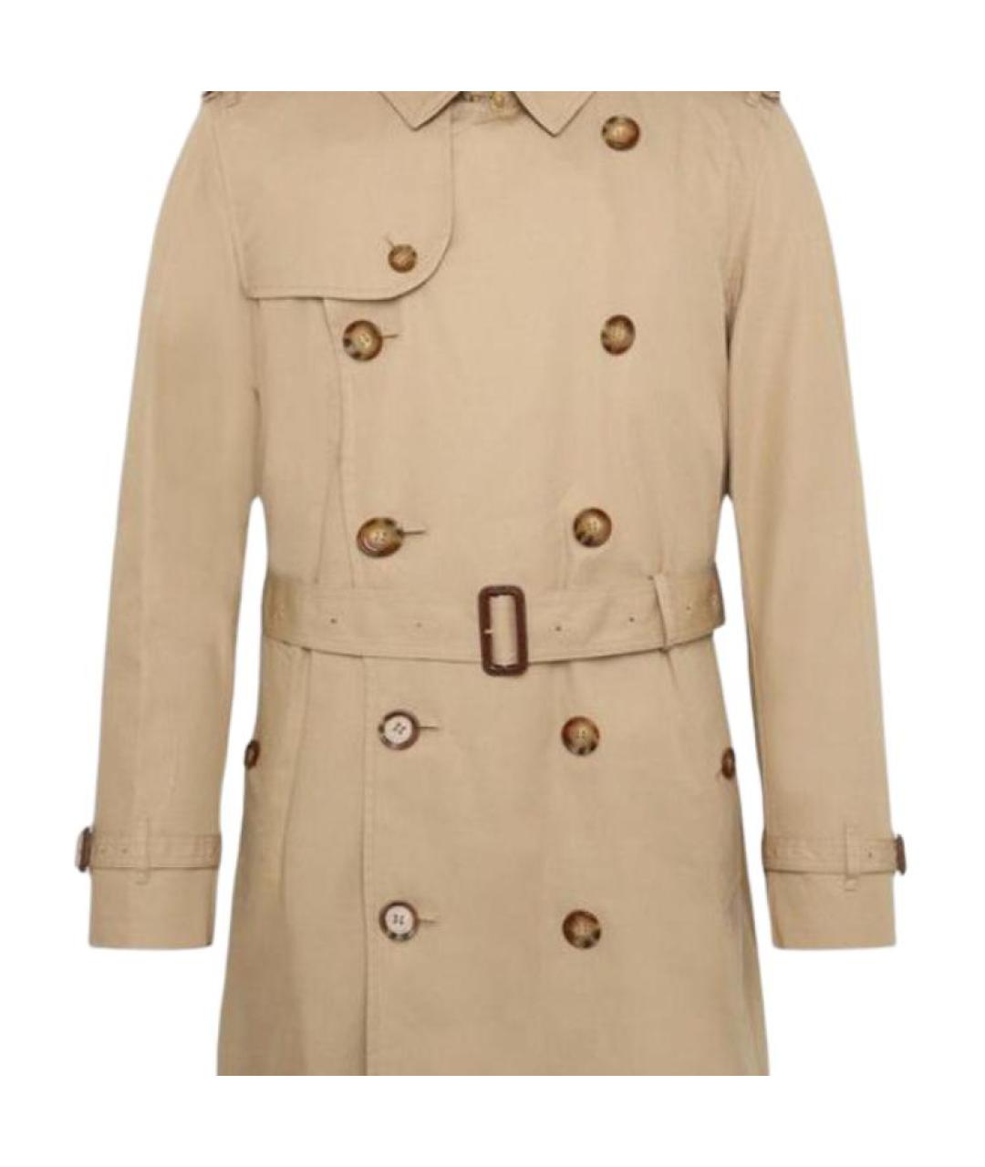 BURBERRY Коричневый тренч / плащ, фото 3