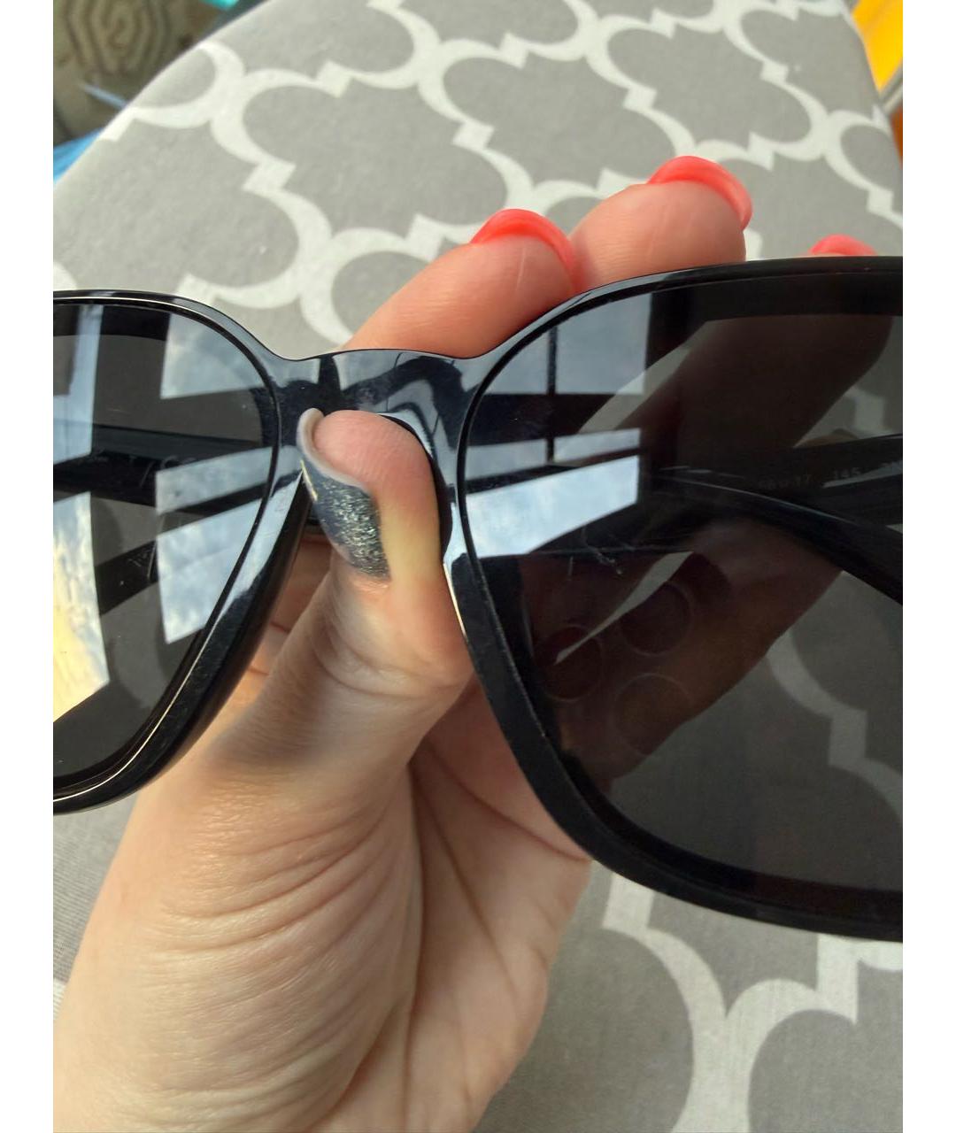 RAY BAN Черные пластиковые солнцезащитные очки, фото 7