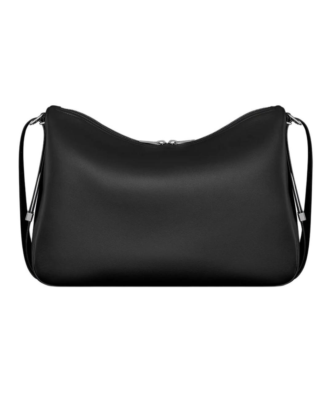 CHRISTIAN DIOR Черная кожаная сумка через плечо, фото 3