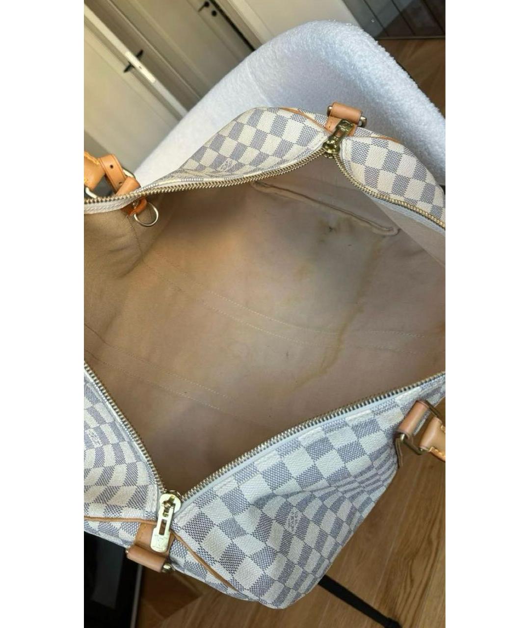 LOUIS VUITTON Бежевая дорожная/спортивная сумка, фото 3