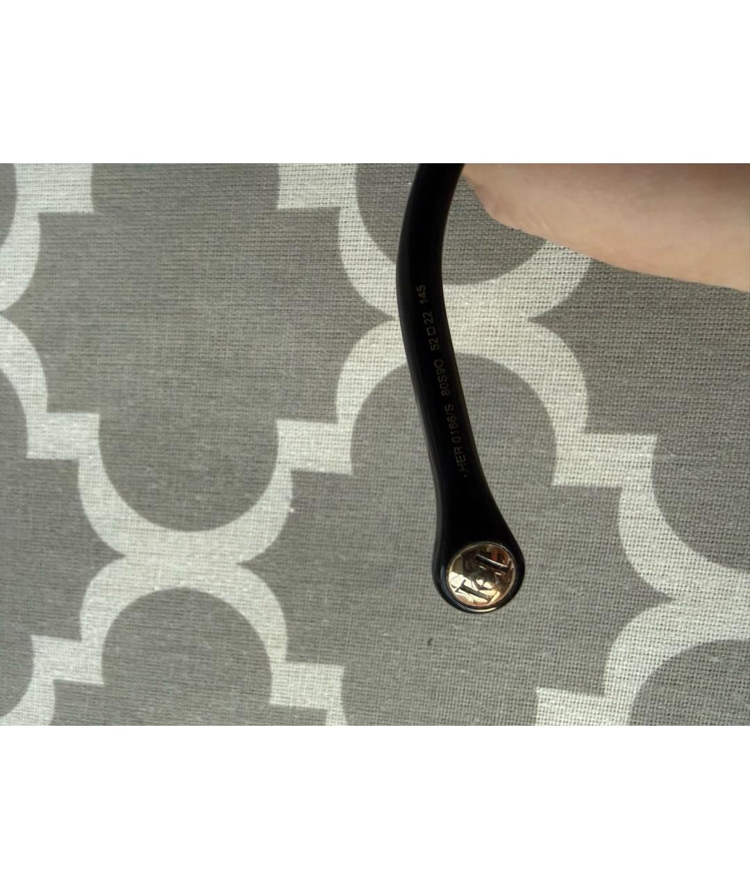 CAROLINA HERRERA Черные пластиковые солнцезащитные очки, фото 6