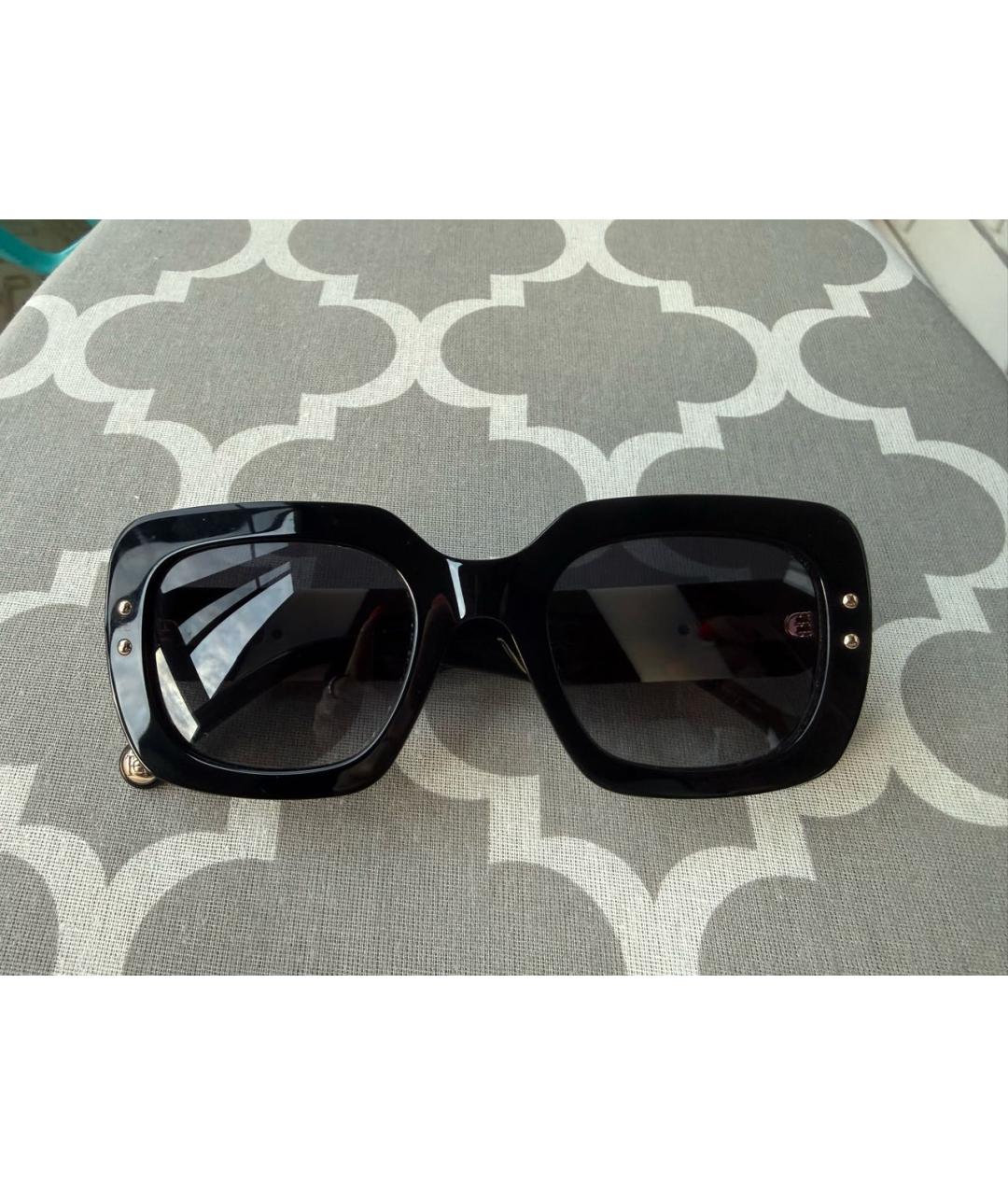 CAROLINA HERRERA Черные пластиковые солнцезащитные очки, фото 9