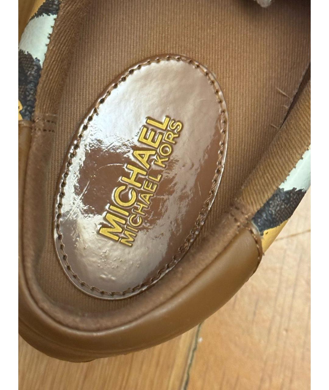 MICHAEL KORS Мульти кожаные кеды, фото 6