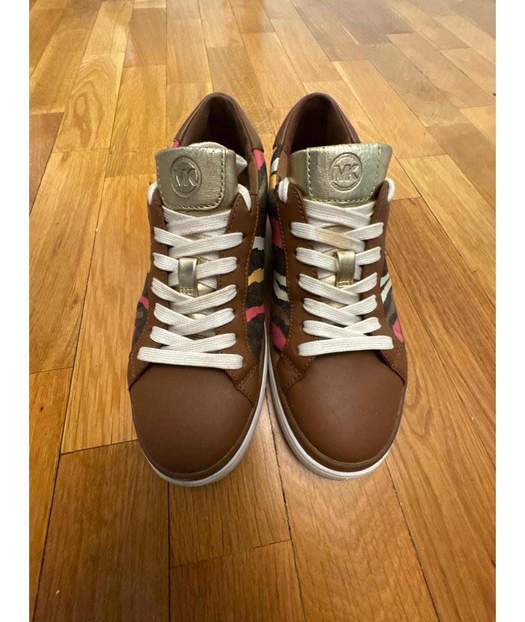 MICHAEL KORS Мульти кожаные кеды, фото 3