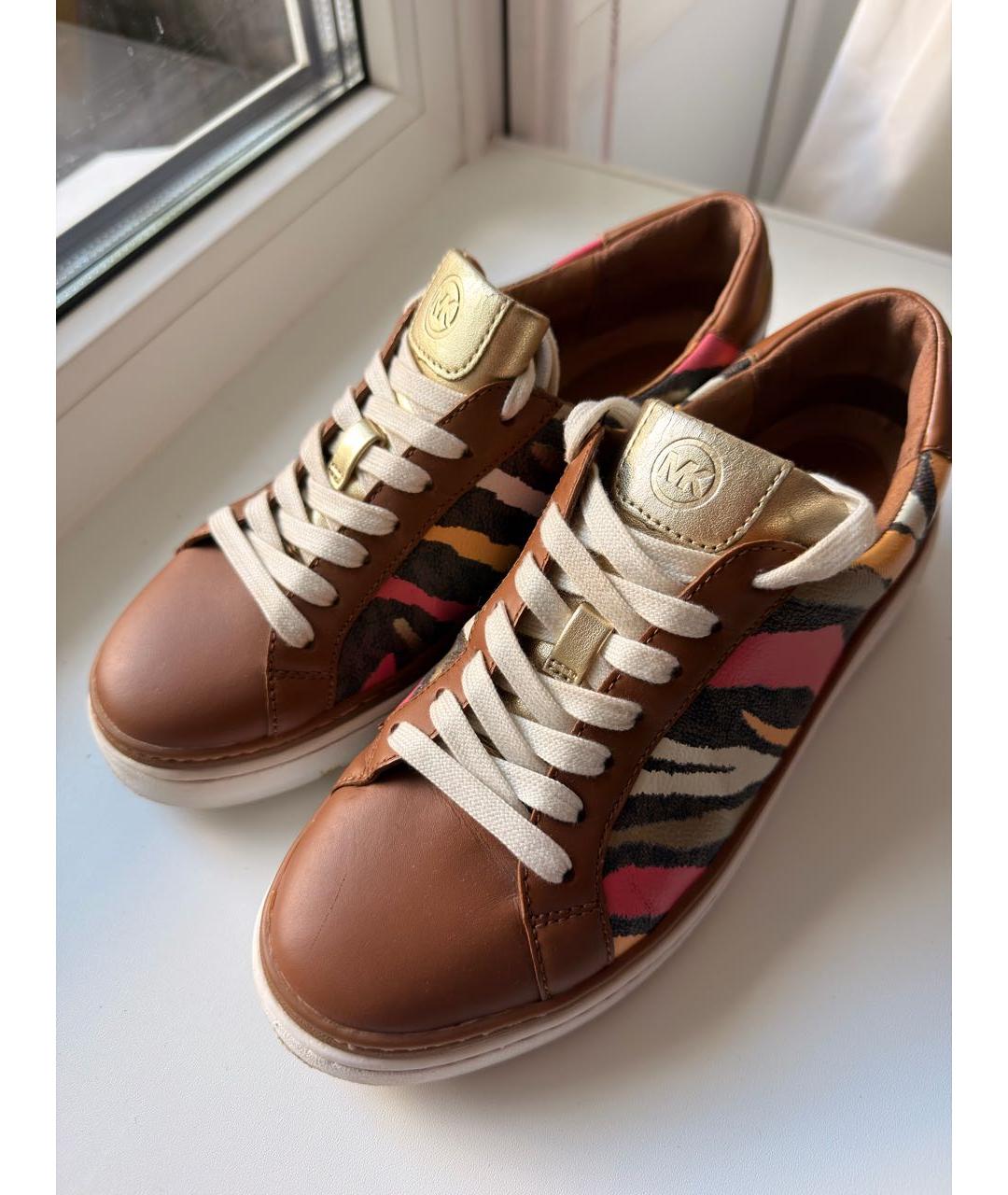 MICHAEL KORS Мульти кожаные кеды, фото 2