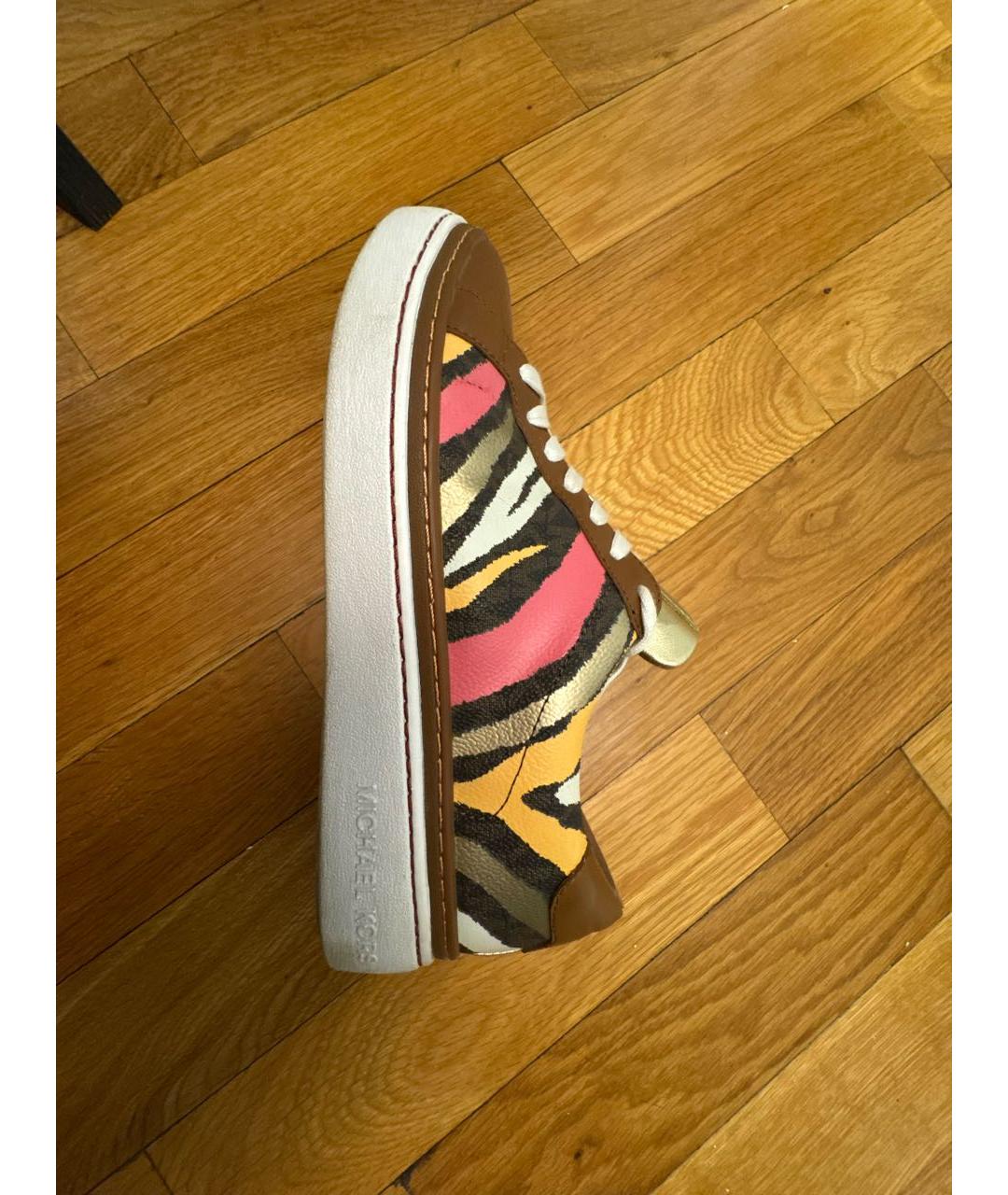 MICHAEL KORS Мульти кожаные кеды, фото 2