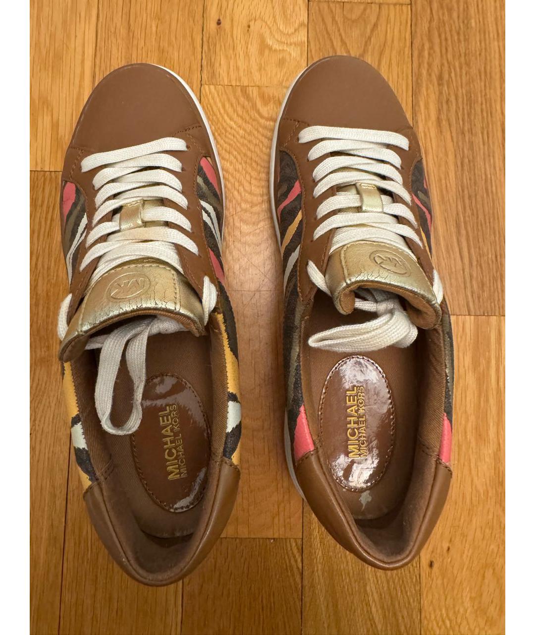 MICHAEL KORS Мульти кожаные кеды, фото 8