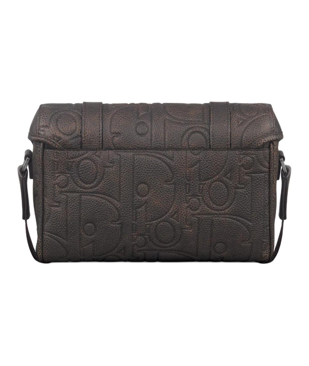 CHRISTIAN DIOR Коричневая сумка на плечо, фото 3