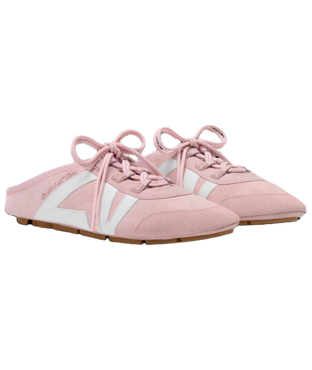 LOUIS VUITTON Розовые мюли, фото 3
