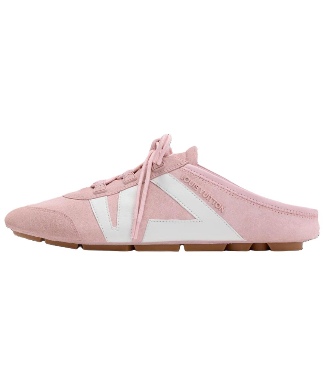 LOUIS VUITTON Розовые мюли, фото 2