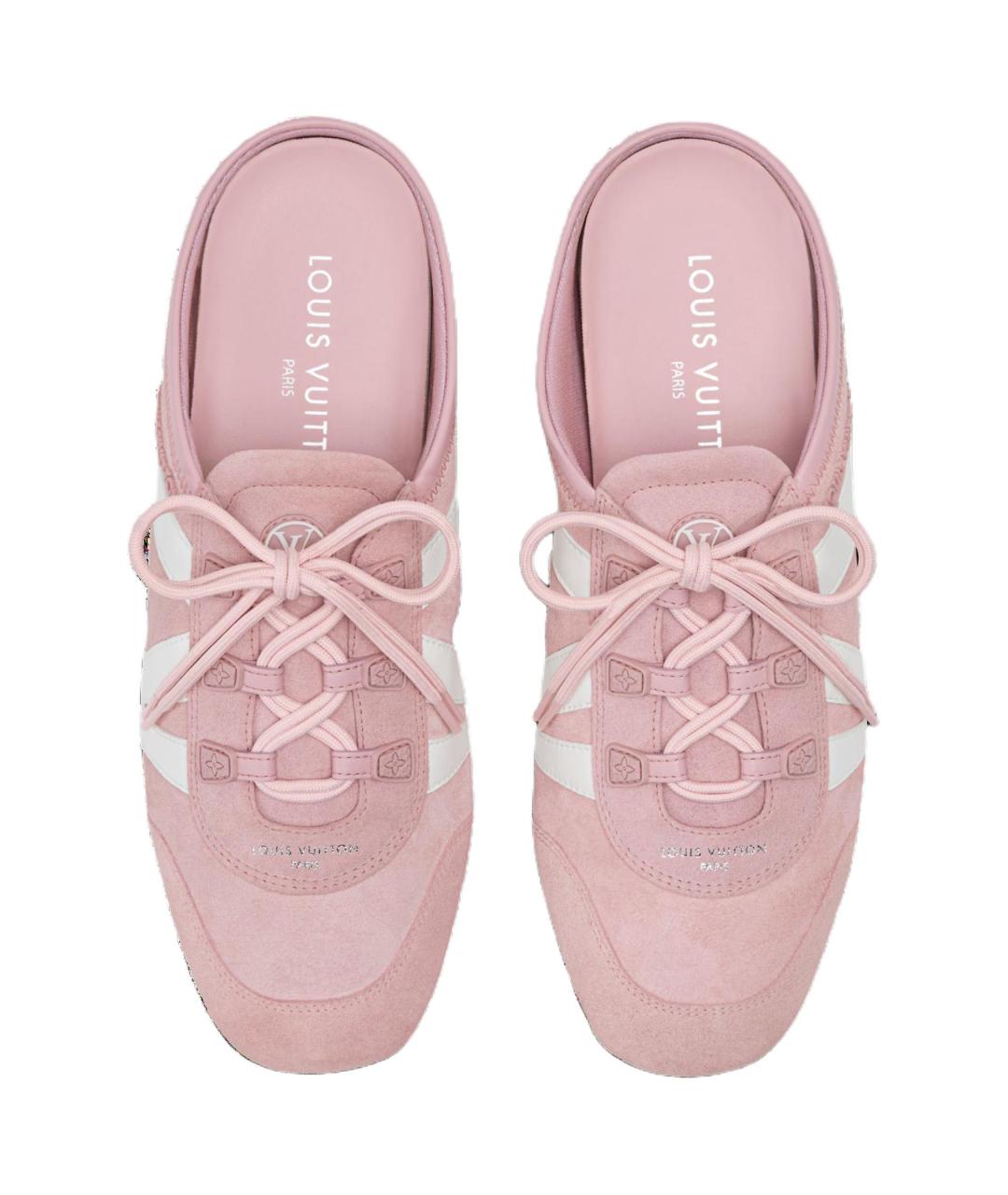 LOUIS VUITTON Розовые мюли, фото 4
