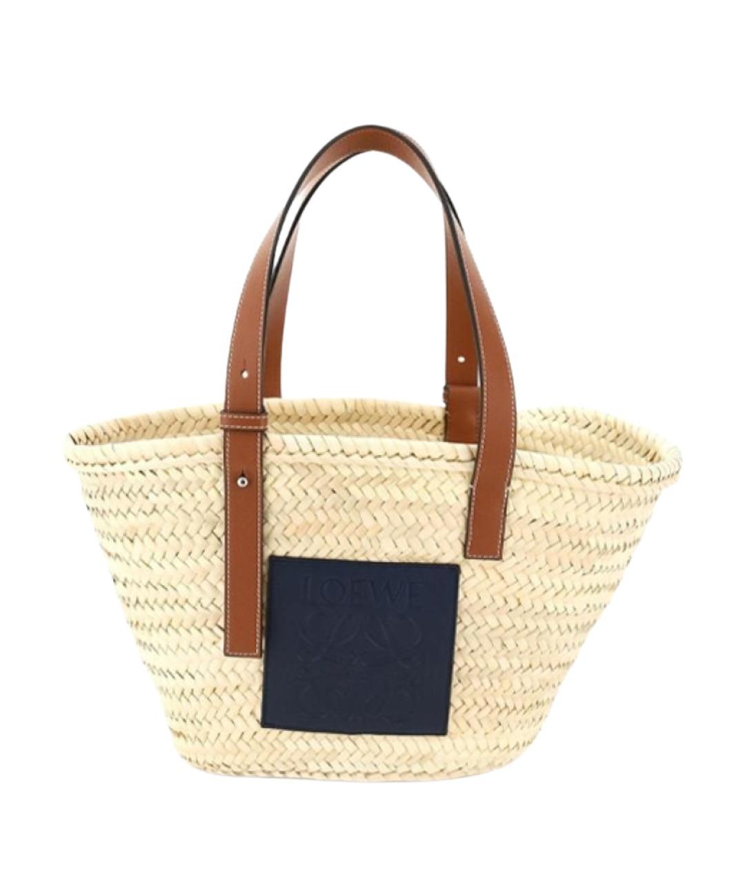 LOEWE Бежевая сумка через плечо, фото 1