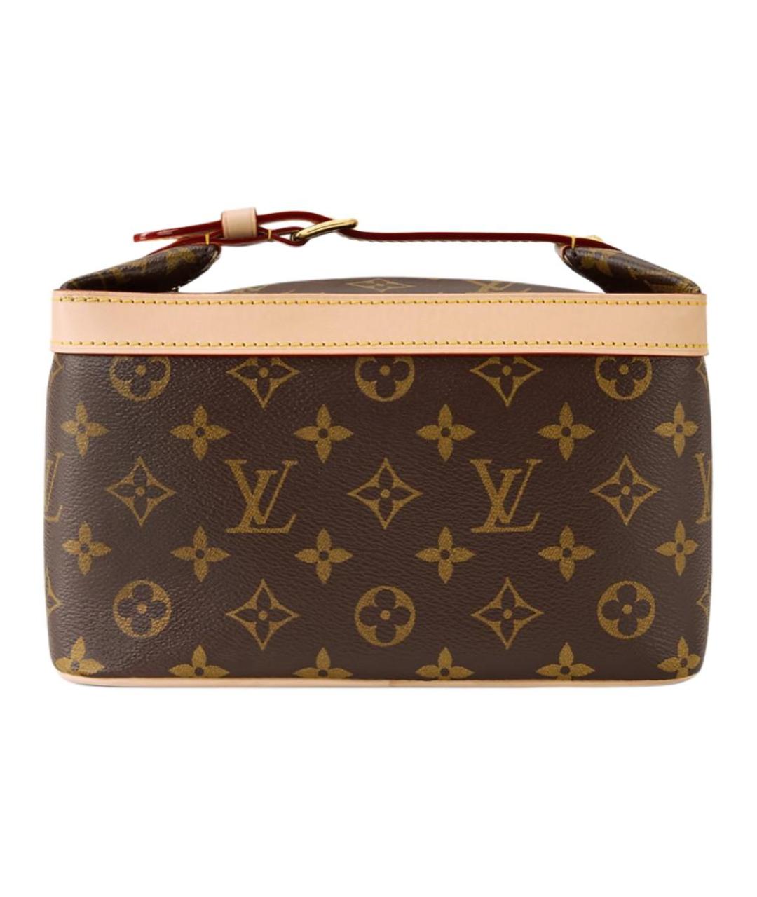 LOUIS VUITTON Коричневая косметичка, фото 3