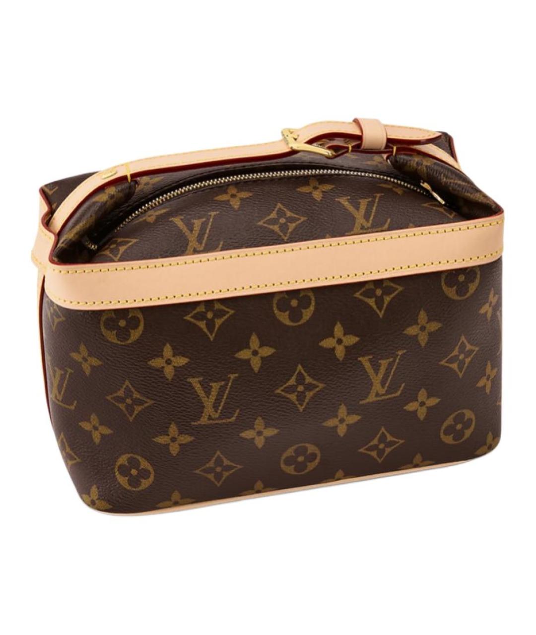 LOUIS VUITTON Коричневая косметичка, фото 2