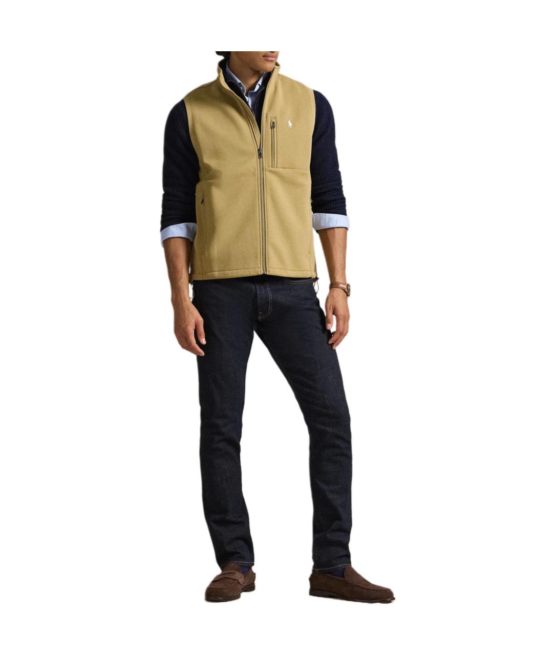 POLO RALPH LAUREN Бежевый жилет, фото 2