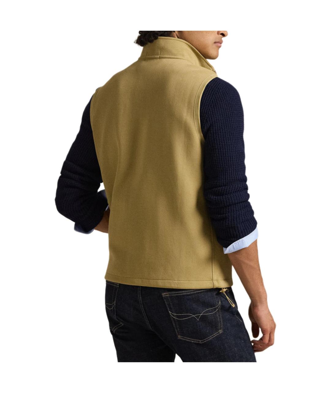 POLO RALPH LAUREN Бежевый жилет, фото 4