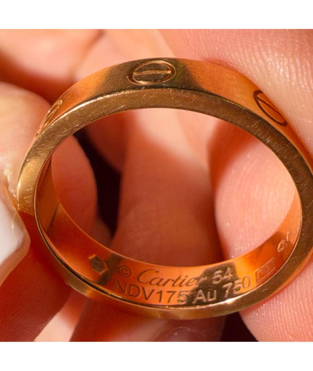 CARTIER Золотое кольцо из розового золота, фото 4